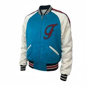 Gucci DIY Appliquéd Silk-Satin Bomber Jacket